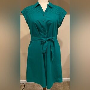 Croft & Barrow Teal Midi Dress